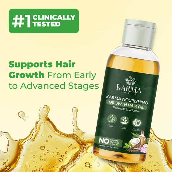 Karma Roots Hair Nourshing Oil - 60ml | Cash On Delivery