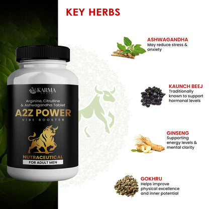 A2Z Power Combo – Ultimate Stamina & Performance Boost (Capsule + Oil)