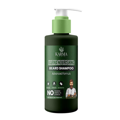 Karma Roots Beard Growth Oil + Shampoo + Free Bread Brush |  Cash  On Delivery + Free Shipping