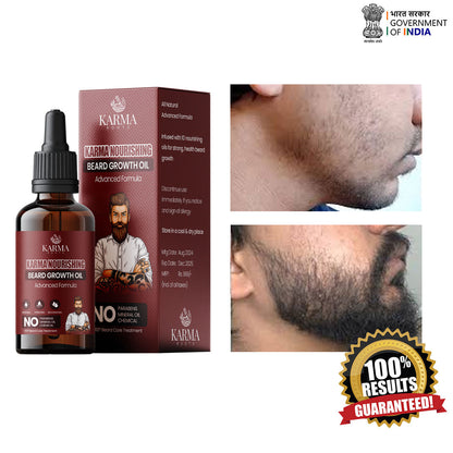 Karma Roots Beard Growth Oil  - 30ml | Free Shipping