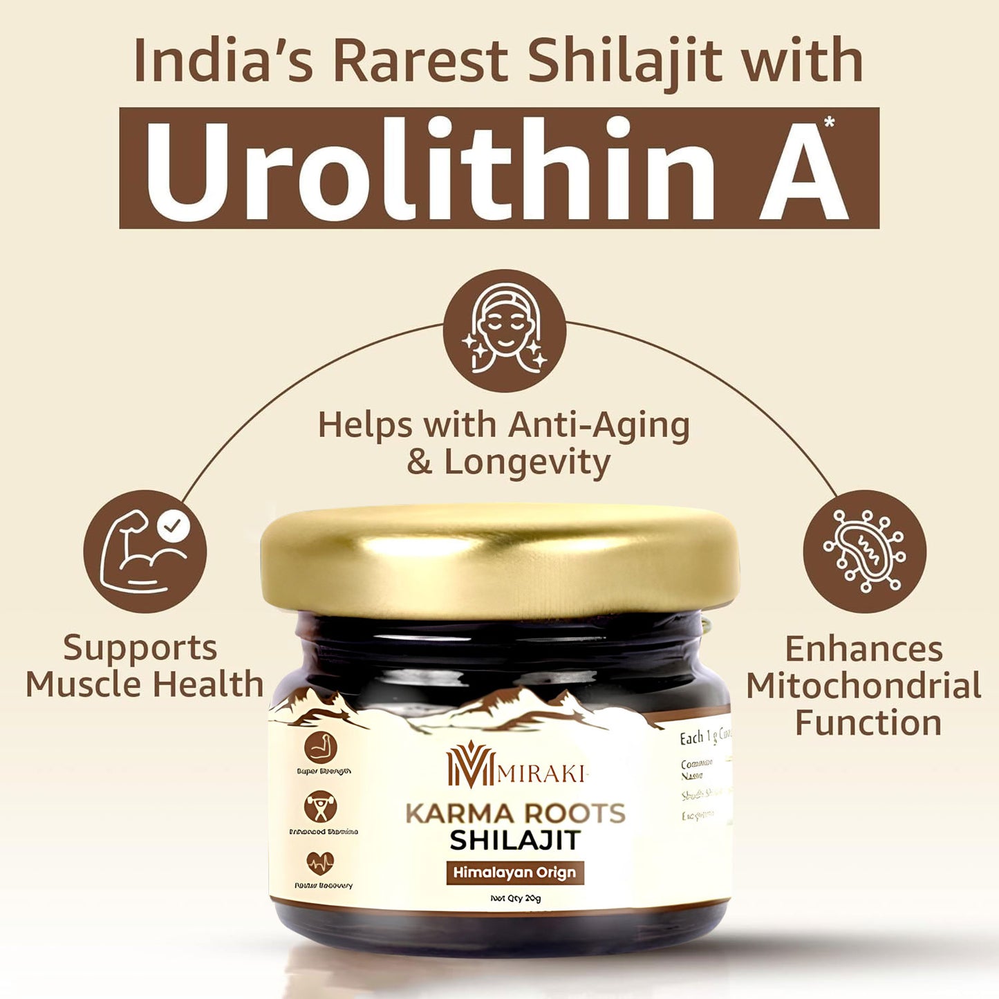 Miraki Shilajit Resin | Boosts Stamina & Strength | Cash On Delivery