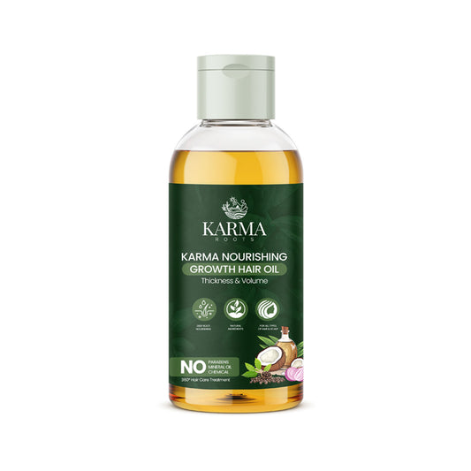 Karma Roots Hair Growth Oil For Men & Women - 100 ml | Cash On Delivery + Free Shipping