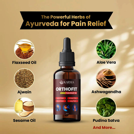 Karma Roots Pain Relief Oil For Nerves & Joints Pain