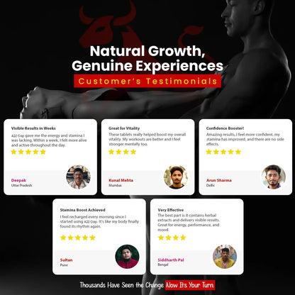 A2Z Power Combo – Ultimate Stamina & Performance Boost (Capsule + Oil)