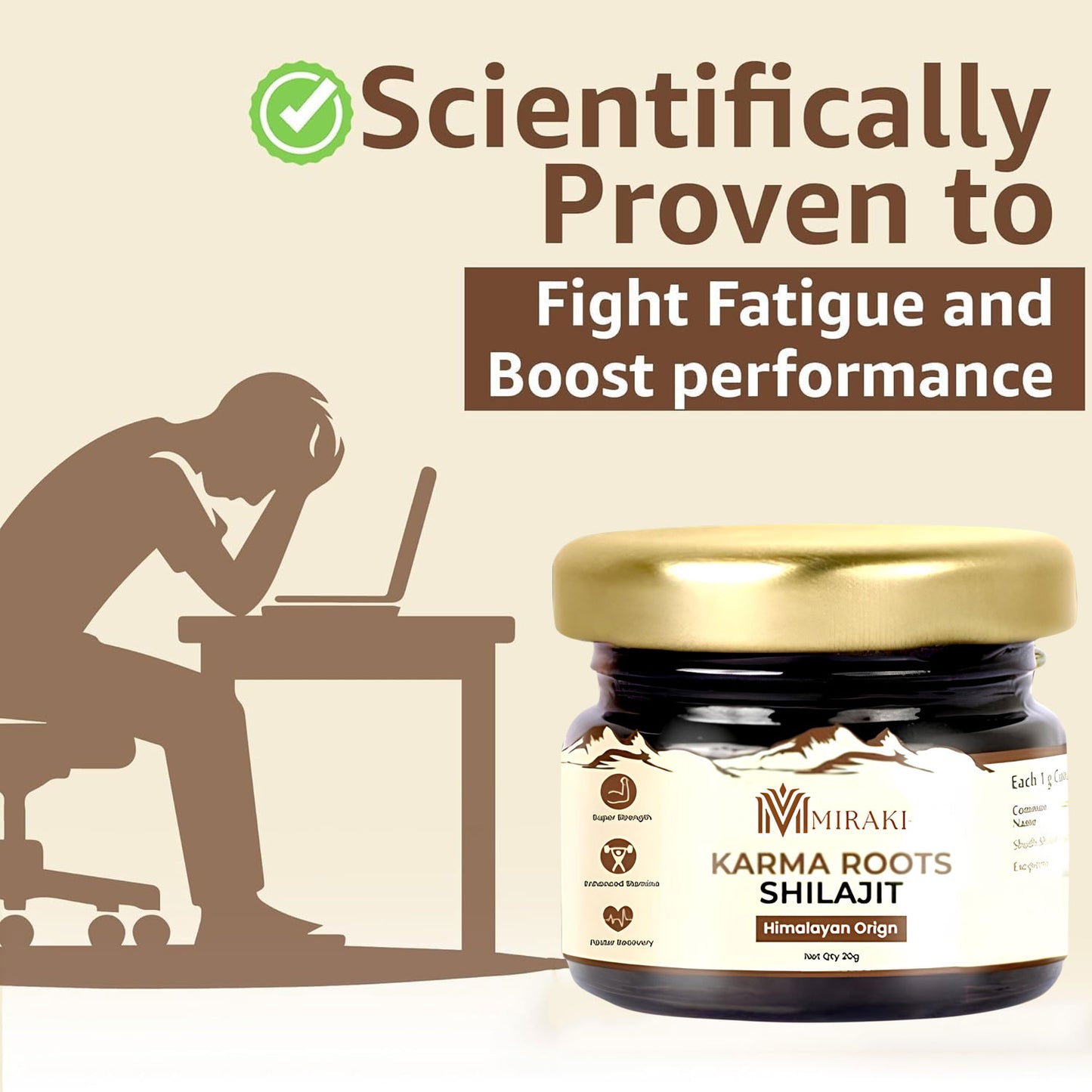 Miraki Shilajit Resin | Boosts Stamina & Strength | Cash On Delivery