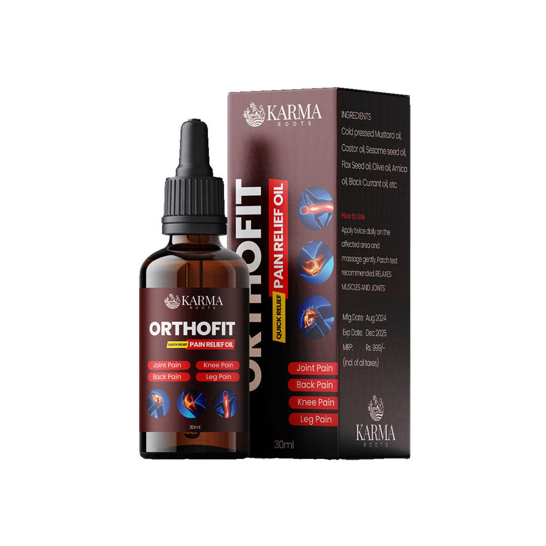 Karma Roots Pain Relief Oil for Back Pain, Joint Stiffness | Cash On Delivery + Free Shipping