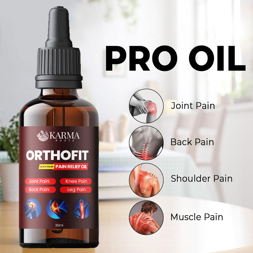 Karma Roots Pain Relief Oil for Back Pain, Joint Stiffness | Cash On Delivery + Free Shipping