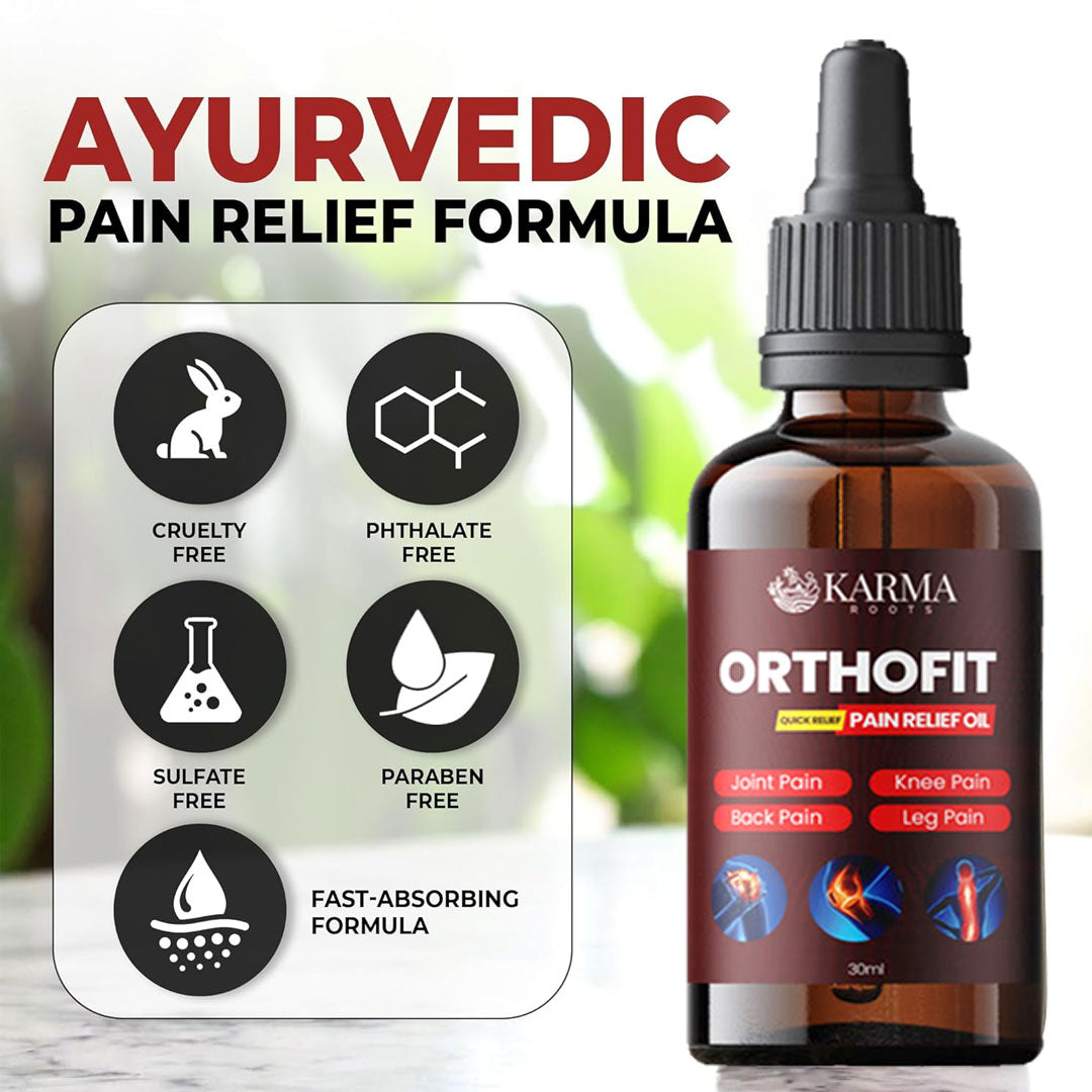 Karma Roots Pain Relief Oil for Back Pain, Joint Stiffness | Cash On Delivery + Free Shipping