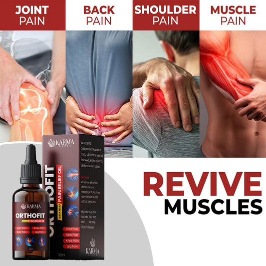 Karma Roots Pain Relief Oil for Back Pain, Joint Stiffness | Cash On Delivery + Free Shipping