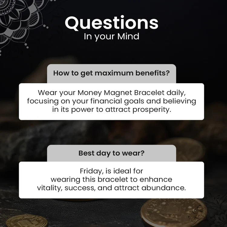 Money Magnet Bracelet | Cash On Delivery + Free Shipping